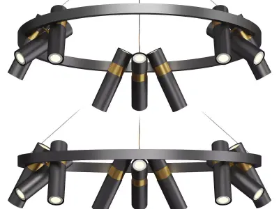  SPOOR Chandelier 3D model