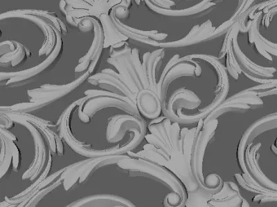 Decor for furniture 3D model 36