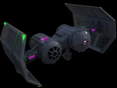 TIE BOMBER-057 B2B 3D model