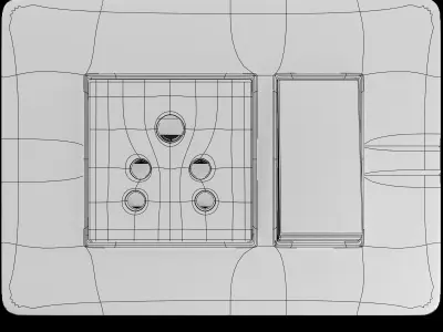 Socket with safety 3D model