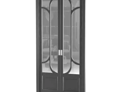 Modern entrance door 07 3D model