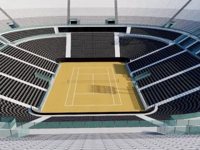 Foro Italico - Rome Italy Low-poly 3D model