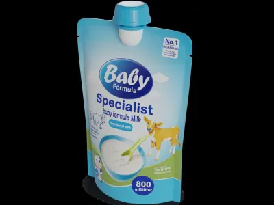 Specialist baby formula milk Baby and kids 3D model