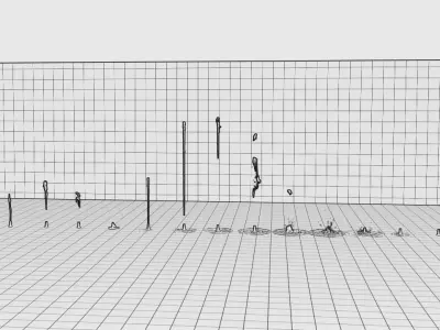 Lumion fountain - animated Low-poly 3D model