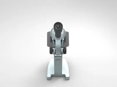 Light microscope 3D model