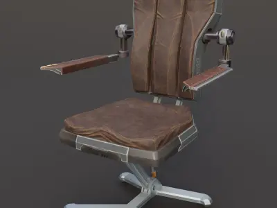 SciFi Furniture 3D Model Pack