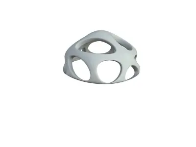 SciFi Cube Object No 49147 Low Poly Shape Low-poly 3D model