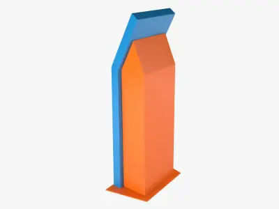 E-Manat Payment Terminal 3D model