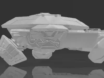 Breen imperium Frigate 3D print model