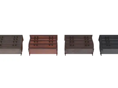 Chest of Drawers - Floor Cabinet Low-poly 3D model