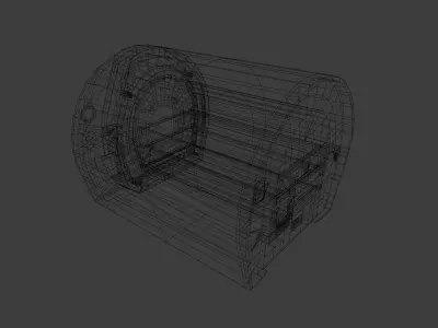 Medical - GNU Autoclave 3D Model Low-poly 3D model