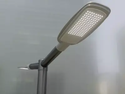 Street Light 12 Pole 3 Version 2 Low-poly 3D model