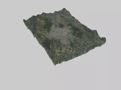 KATHMANDU City Low-poly 3D model