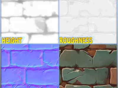 Stylized Wall Seamless Texture Texture 125