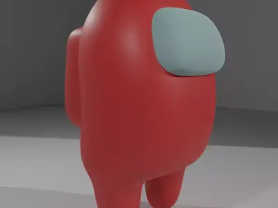 Among Us Crewmate 3D model