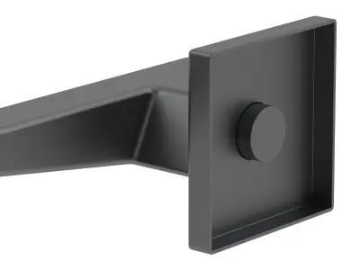 Atlantic Forme Naxos Matt Black 3D model