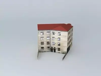 Riga Latvia Senchu street 5 Free 3D model