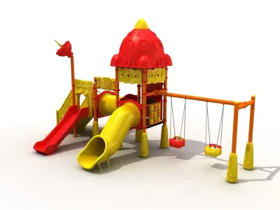Space Metal Playground 056 3D model