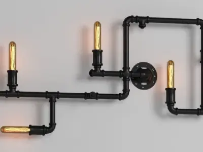 Wall Lamp LOFT HOUSE W-107 3D model