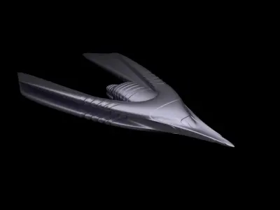 3D Printable Model of Space Ship NYO 3D print model