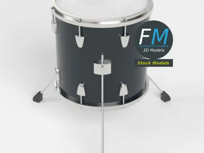 Floor tom drum 3D model