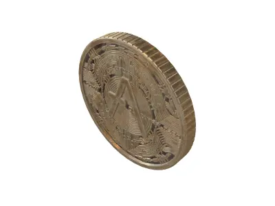 Aave Coin v5 005 3D model