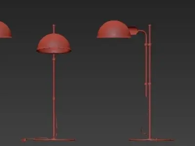 Marset funiculi floor lamp 3D model