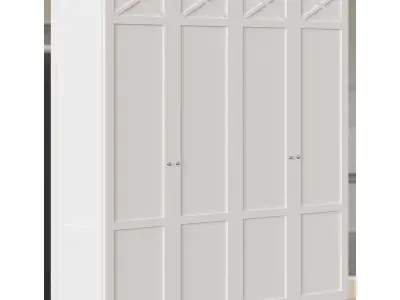 4-door wardrobe Verona 3D model