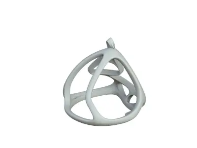 SciFi Cube Object No 59991 Low Poly Shape Low-poly 3D model