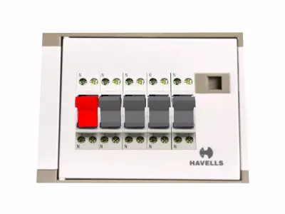 MCB Panel Low-poly 3D model