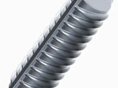 Construction TMT Bar 3D print model
