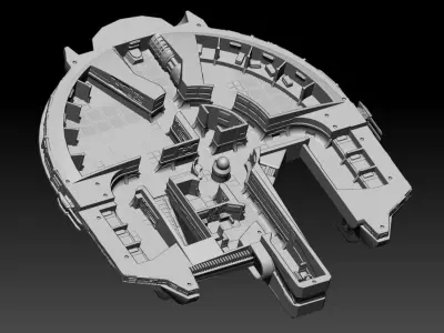 Epic Hawk Freighter 3D print model