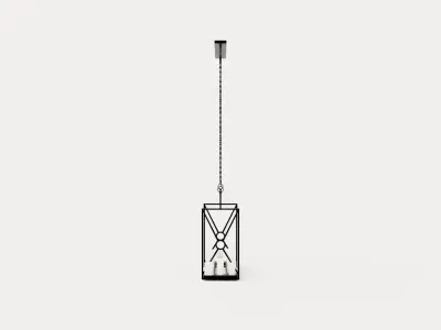 Chandelier - Commodore - LED Low-poly 3D model
