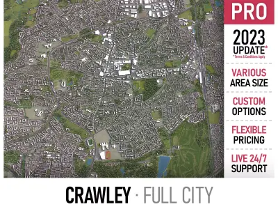 Crawley Low-poly 3D model