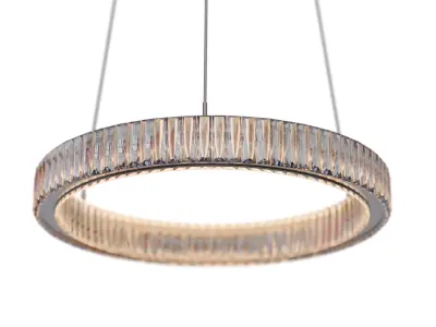 Crystal Halo Pendant Light 3D model