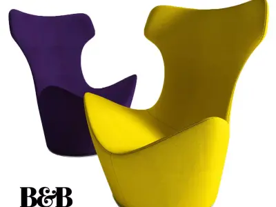 BB Italia Grande Papilio Free 3D model