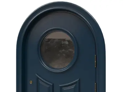 Entrance classic door 44 3D model