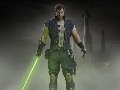 Darca Nyl Low-poly 3D model