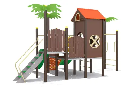 Playhouse Playground Low-poly 3D model purchase