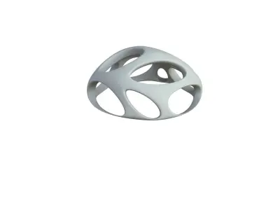 SciFi Cube Object No 46876 Low Poly Shape Low-poly 3D model