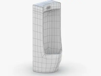 1623 - Urinal Low-poly 3D model