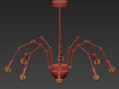 spider chandelier 3D model purchase