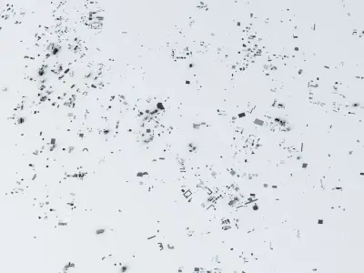 Taichung City Streets and Buildings 3D model