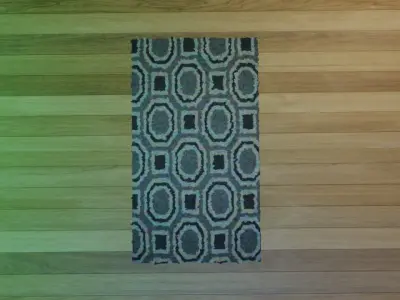 modern rug 3D model