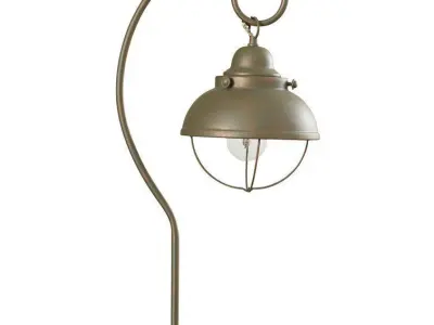 Wellfleet Mediaval Copper Arched Table Lamp Light 3D model