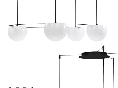 CIRC chandelier 3D model