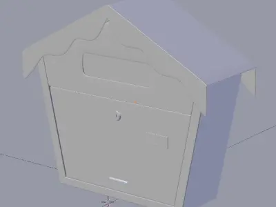 Nice and detailed letterbox 3D model