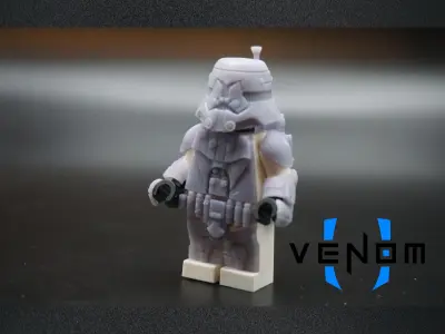 Old Republic Sith Trooper Brick Figure 3D Print Model 3D print model