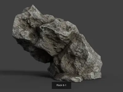 Rock Collection 006 3D Model Pack