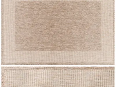 Carpet set 32 - Bundle - 3 f Geometrical Jute Rugs 3D model